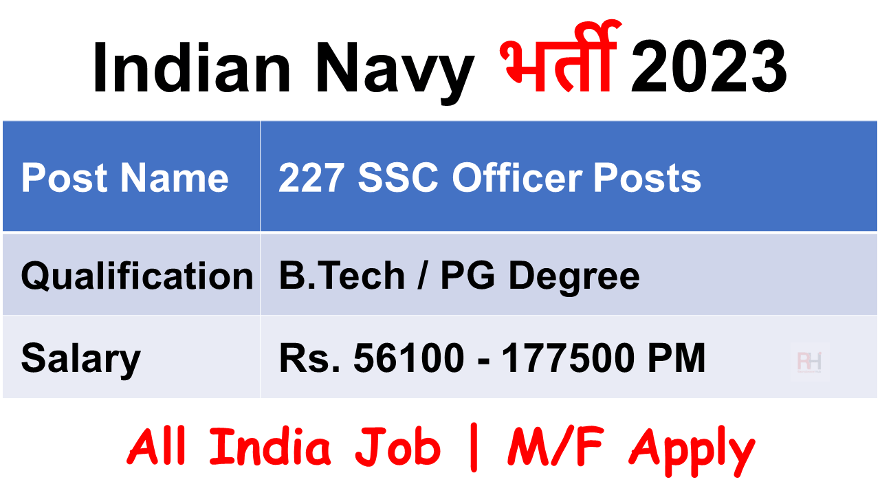 Indian Navy Recruitment 2023